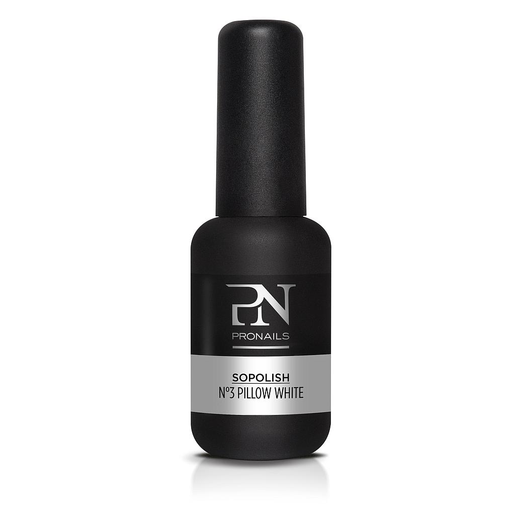 Esmalte uñas semipermanente 3 Pillow White 8ml