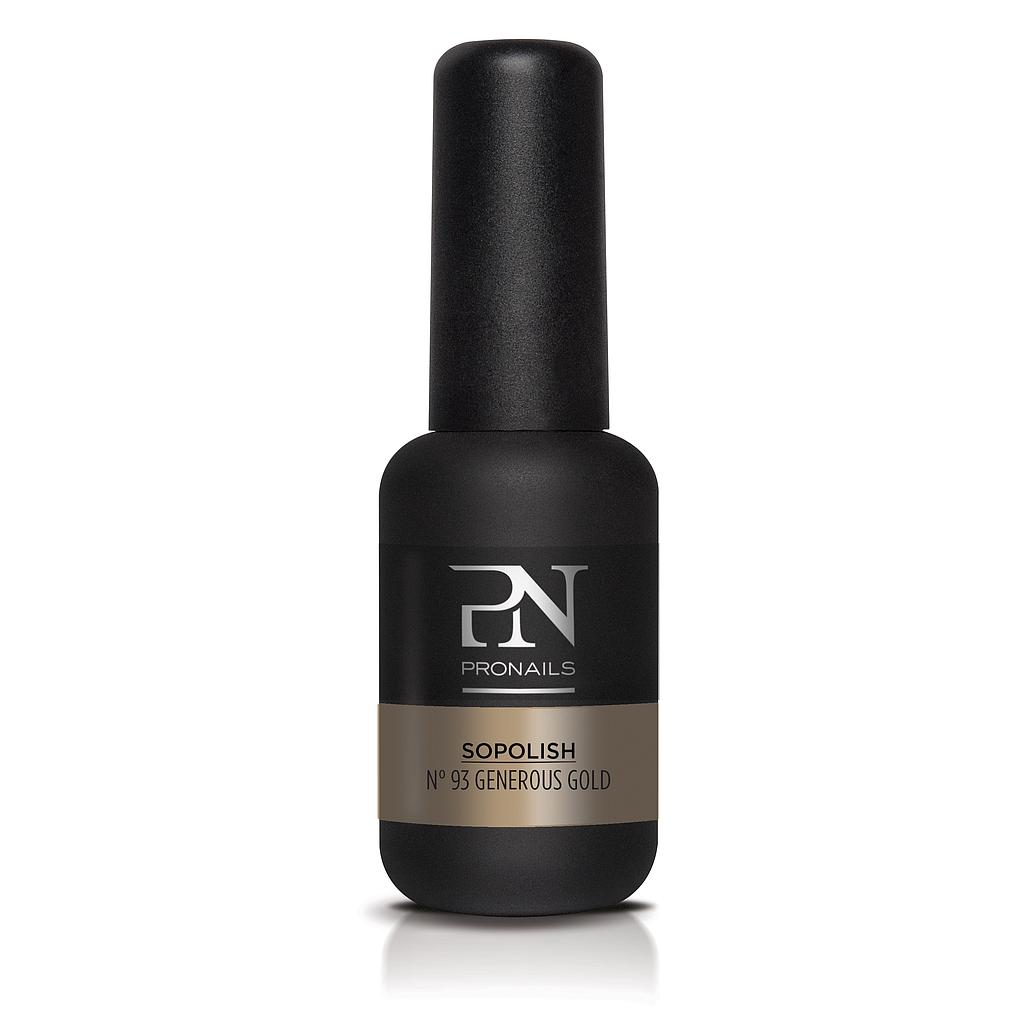 Esmalte uñas semipermanente 93 Generous Gold 8ml