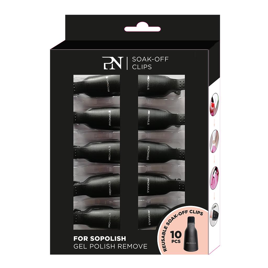 Soak-Off Clips Reutilizables 10 uds