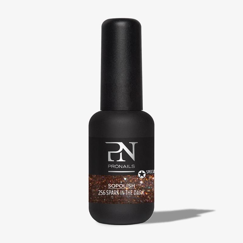 Esmalte uñas semipermanente 256 Spark In The Dark 8ml