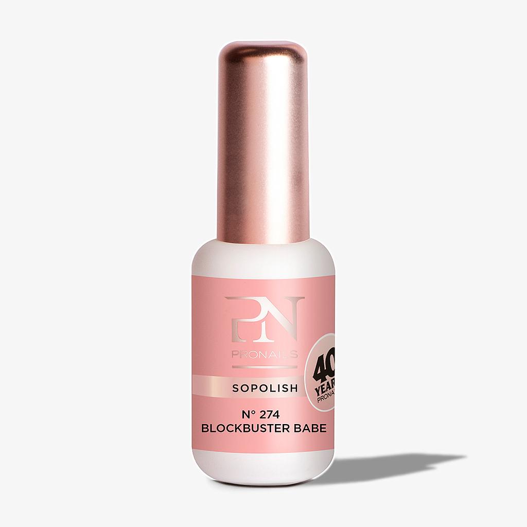 Esmalte uñas semipermanente 274 Blockbuster Babe 8ml